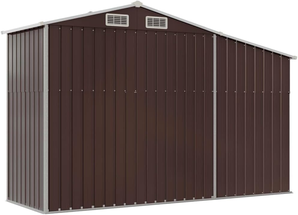 Abri de Jardin en Acier galvanisé, (277 x 107 x 179 cm)