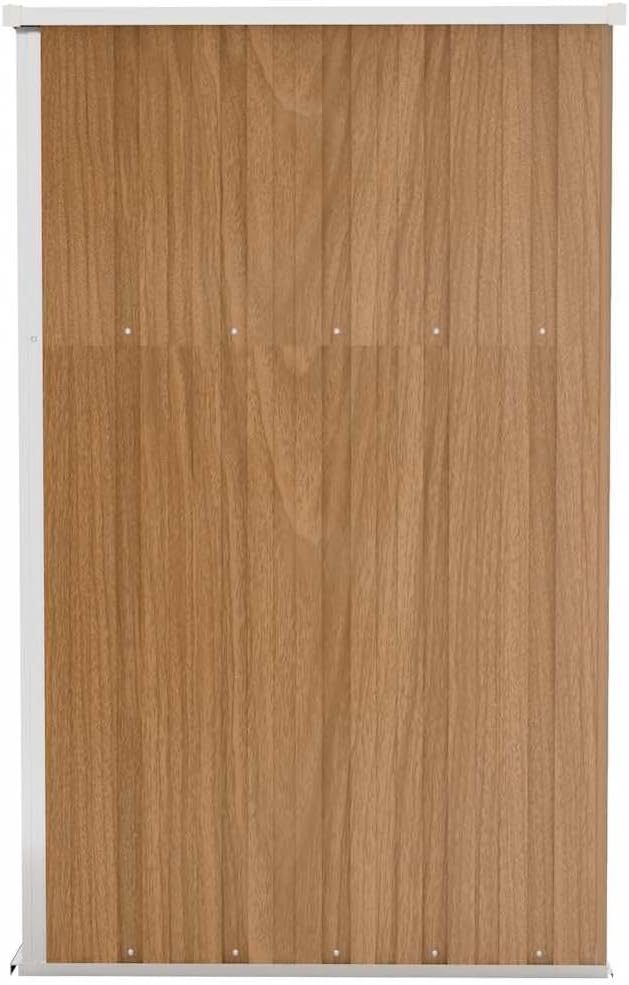 jardinito Remise de Jardin Murale Marron 118x100x178 cm Acier galvanisé,Maison & Jardin, Pelouses & Jardins, Vie en extérieur, Structures extérieures, Cabanes & abris de Jardin, Brun (Poids 22.7KG)
