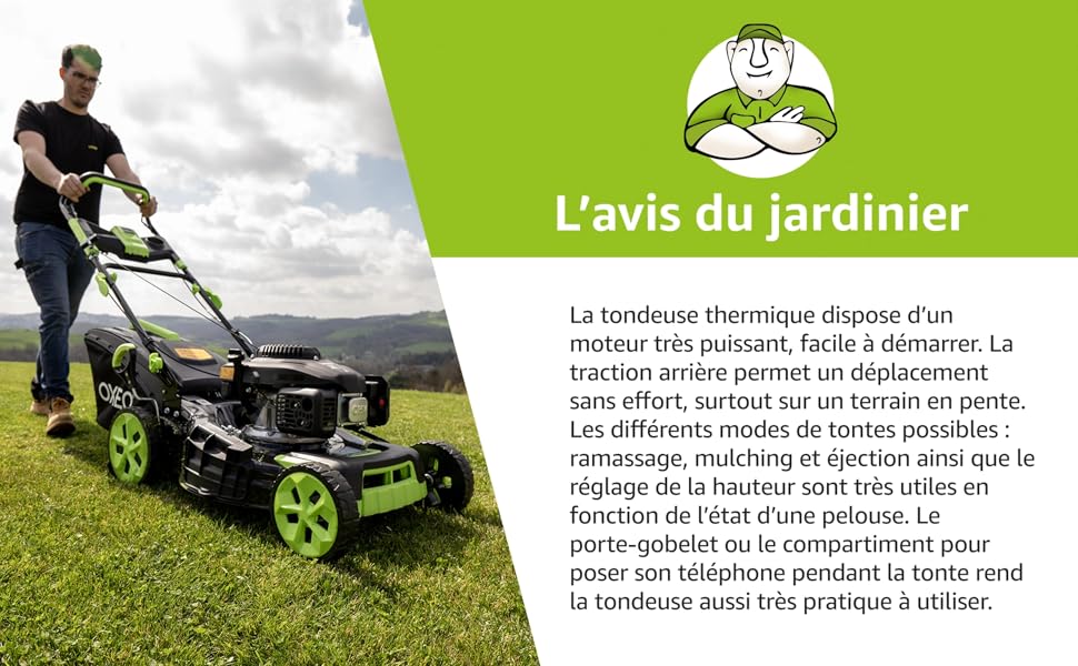Tondeuse thermique jardinito avis du jardinier
