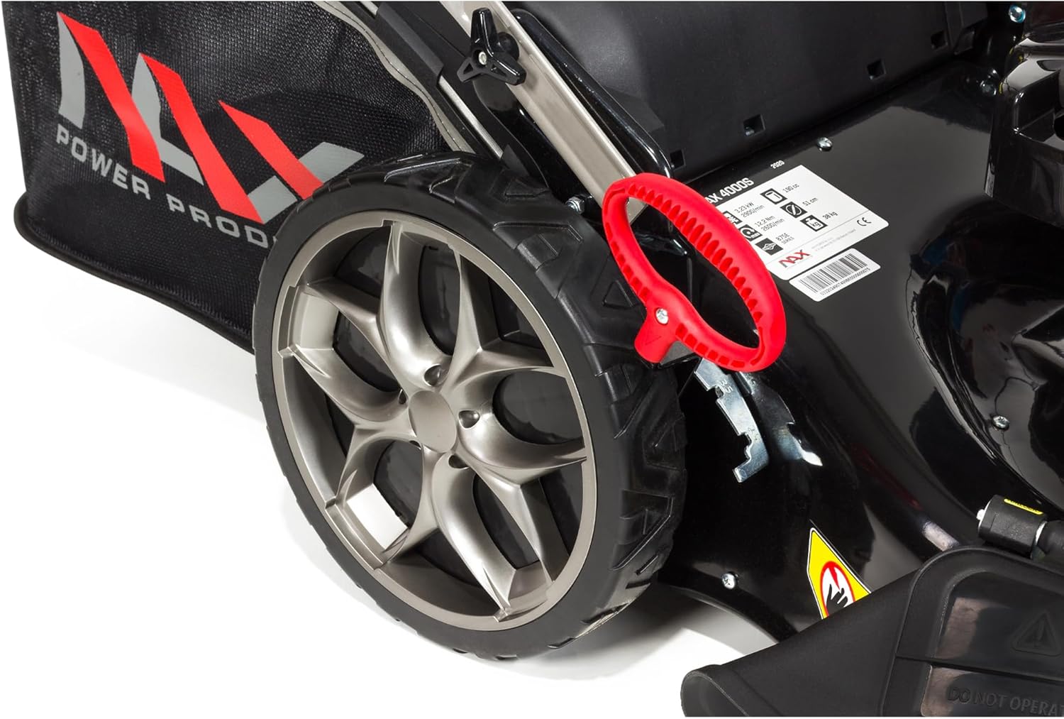 NAX - 4000S Briggs & Stratton 875EXi - 51 cm - 75L - roues pivotantes