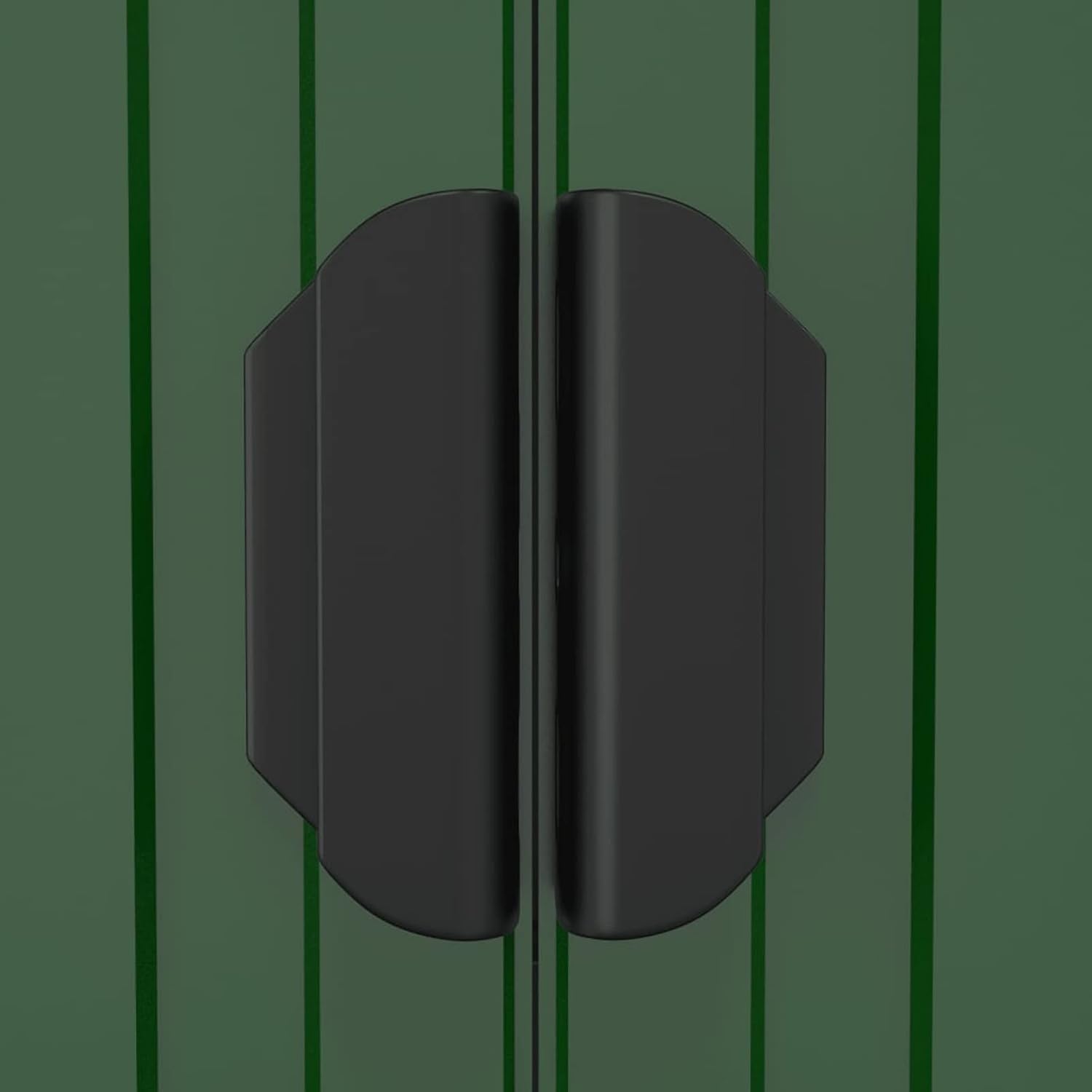Abri de jardin extérieur - acier galvanisé vert - 192x855x223 cm
