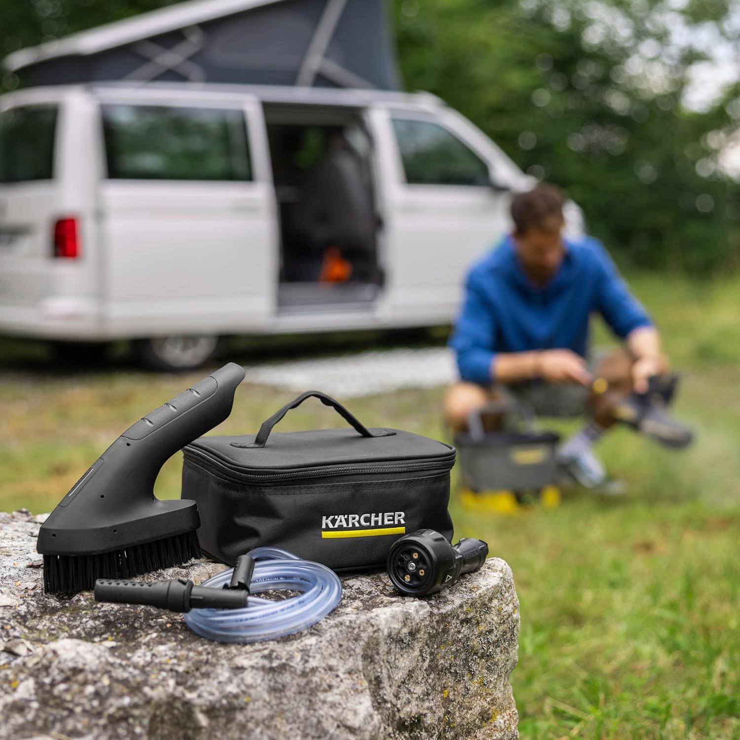 jardinito - OC 4 Adventure - 27x23x39 cm - nettoyeur extérieur mobile, 8L, batterie lithium-ion
