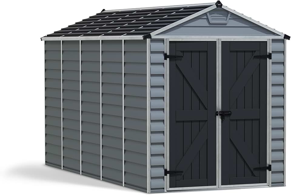 jardinito - jardinito - 7m² - aluminium, polycarbonate gris