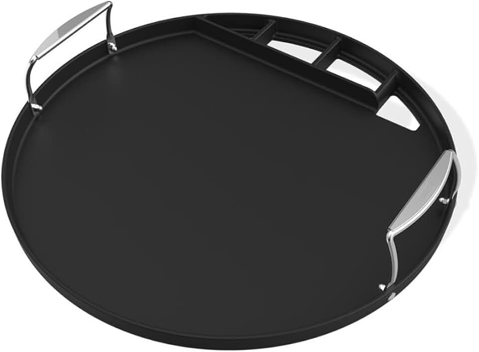 jardinito - Plancha pour barbecue charbon - 57 cm - haute résistance