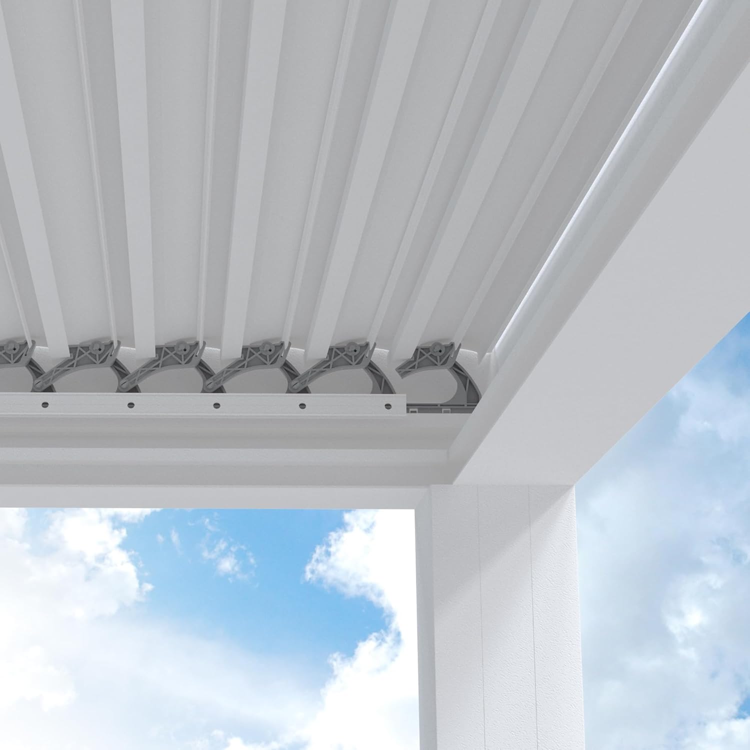 jardinito - Pergola Bioclimatique - 4,24x3m - aluminium, éclairage, lames orientables