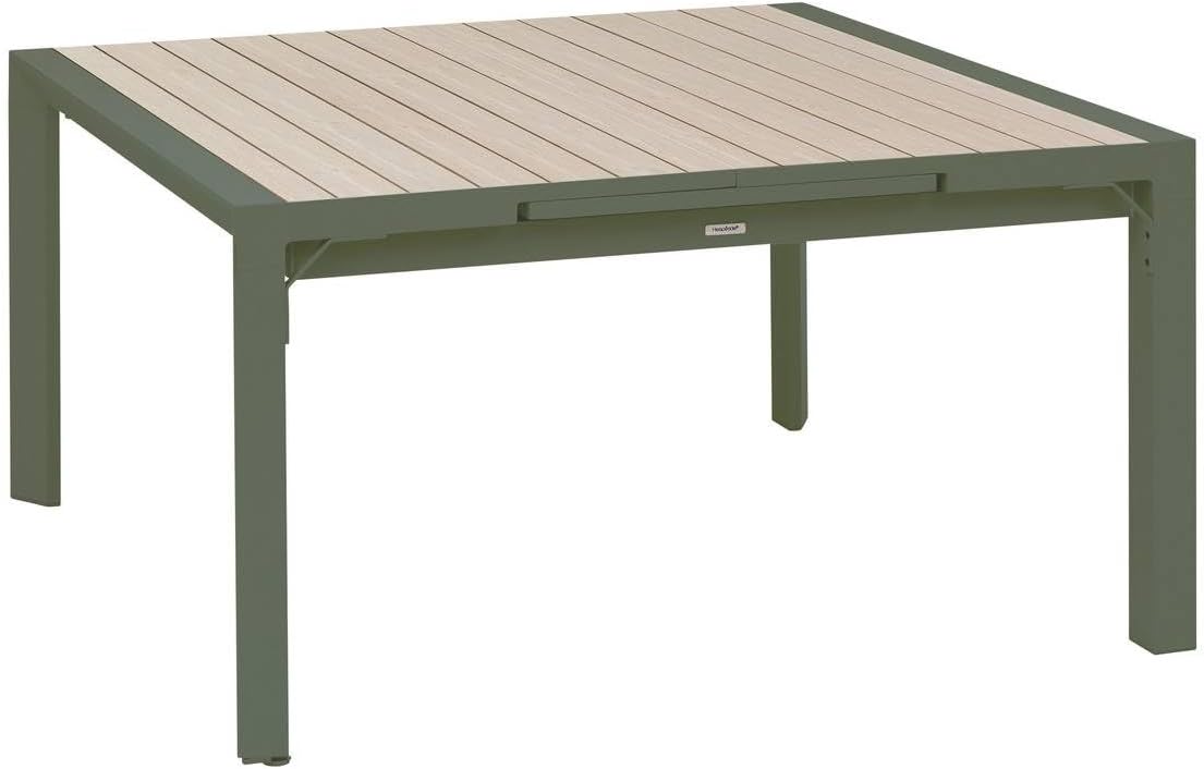 jardinito - Evasion - table extensible 10 places - alu et effet bois