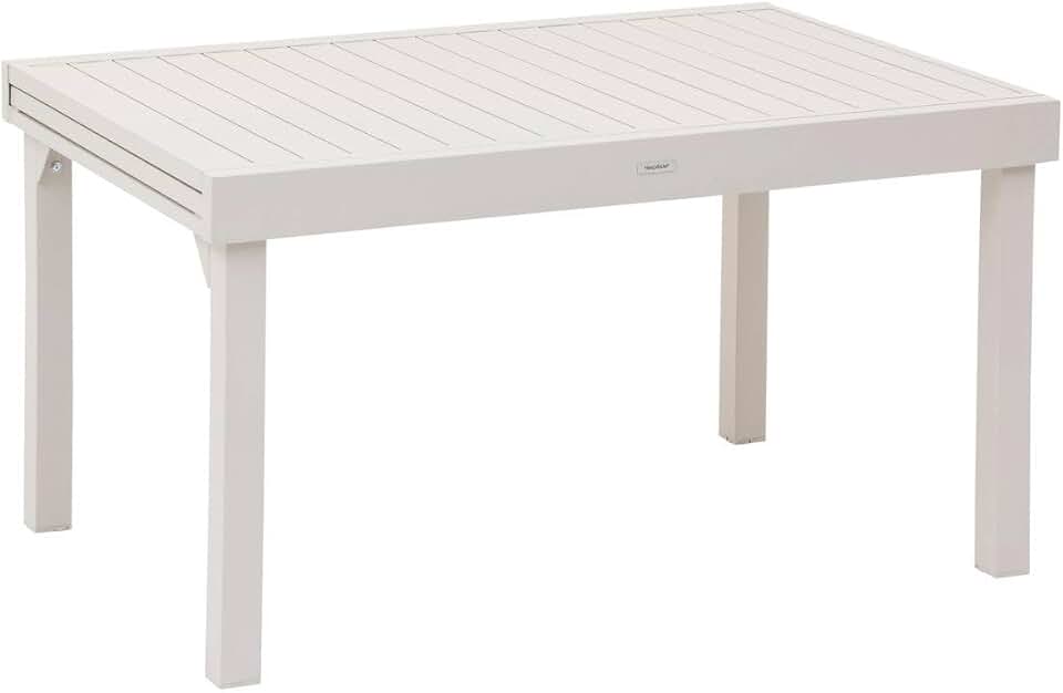 jardinito - Piazza Extensible - 220/320x100cm - 10 places, aluminium epoxy