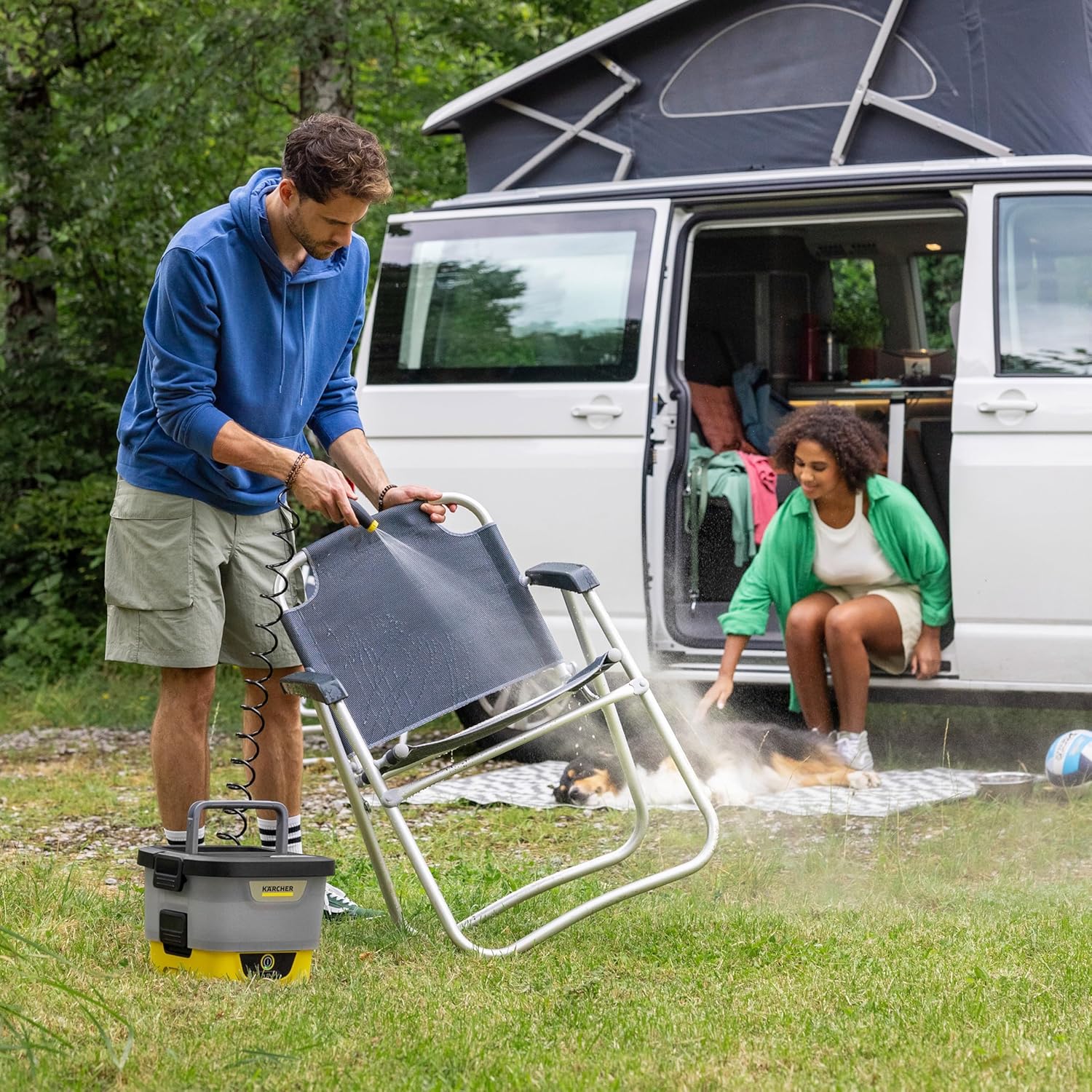 jardinito - Nettoyeur Mobile OC 4 - 3,1 kg, 8L, batterie Li-Ion, 2L/min