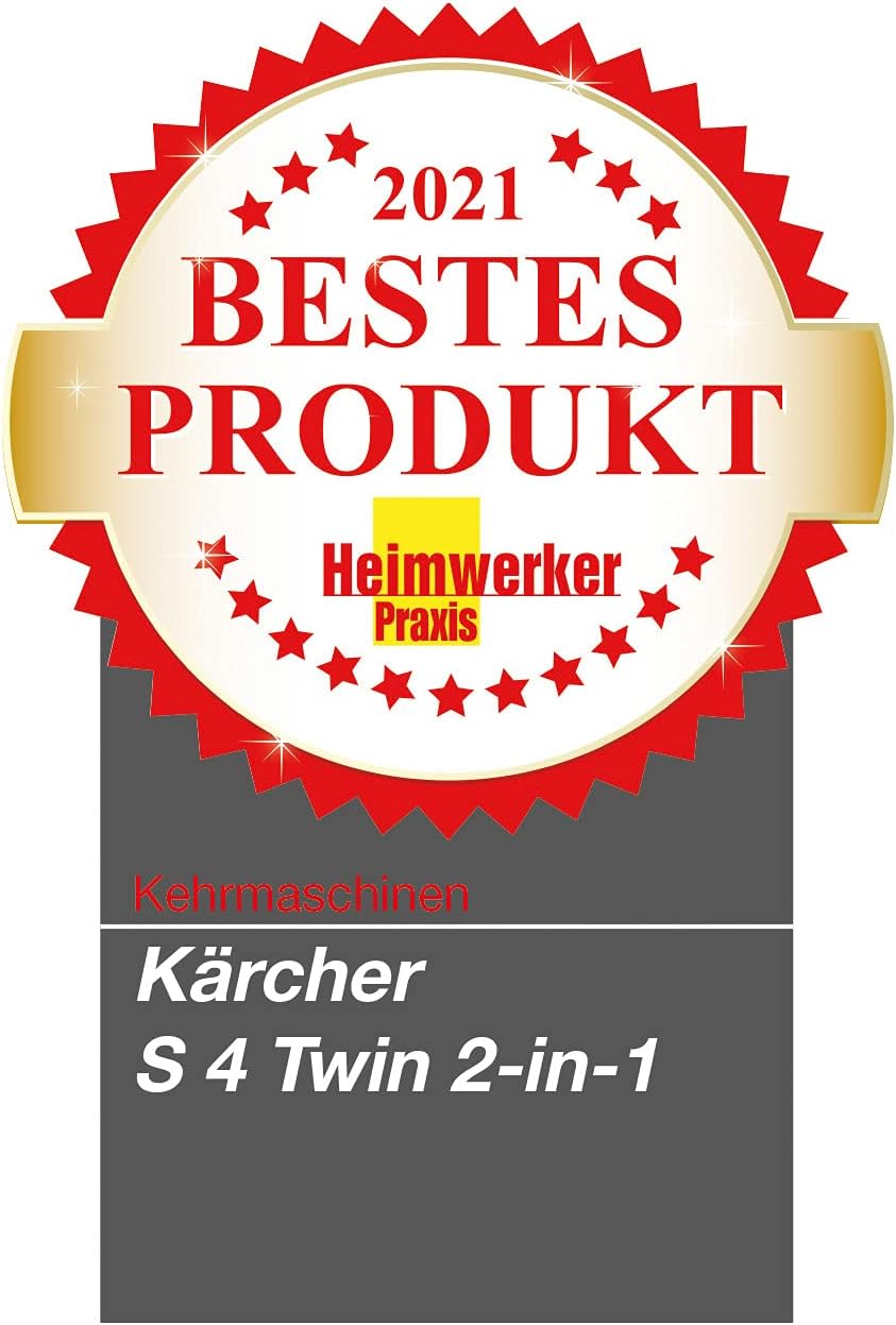 jardinito - S 4 balai mécanique, 68cm, capacité 20L, noir/jaune - 1.766-360.0