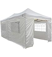 jardinito - Tonnelle pop-up 3x6m entièrement imperméable avec 4 parois latérales Premiu...