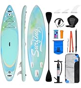 jardinito Paddle Gonflable Adulte 320/335cm, Planche de Stand up Paddle Gonflable 2 Personnes, Si...