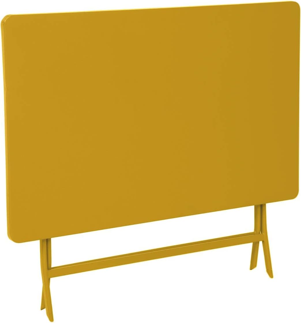 jardinito - Greensboro - rectangulaire pliante 4 places - acier epoxy antirouille