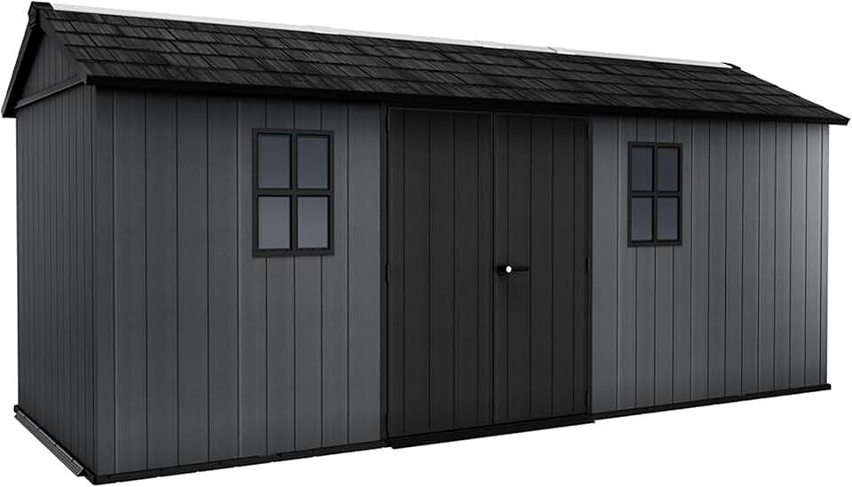jardinito - Newton Plus - 11,2 m² abri jardin bois gris 1775