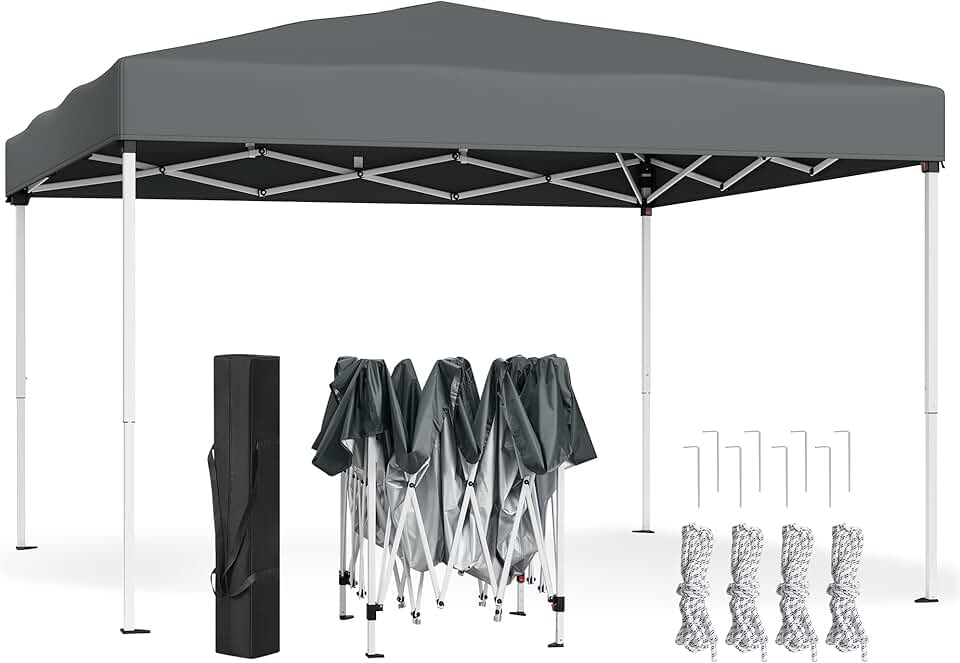 jardinito - tonnelle pliante - 3x3 m - résistante, solaire, portable GCT102GZ01