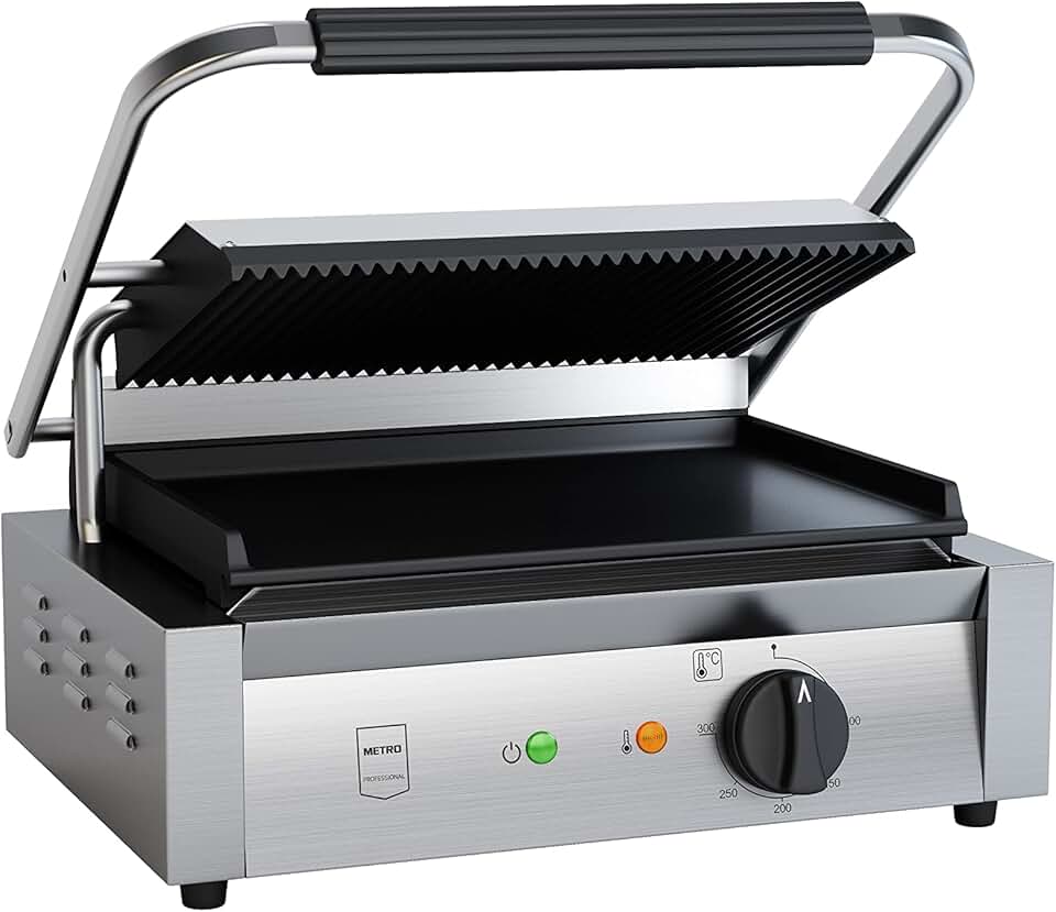 METRO - grill panini GPG1202 - 43x36x20cm - inox, 300°C, 45/h, GPG1202