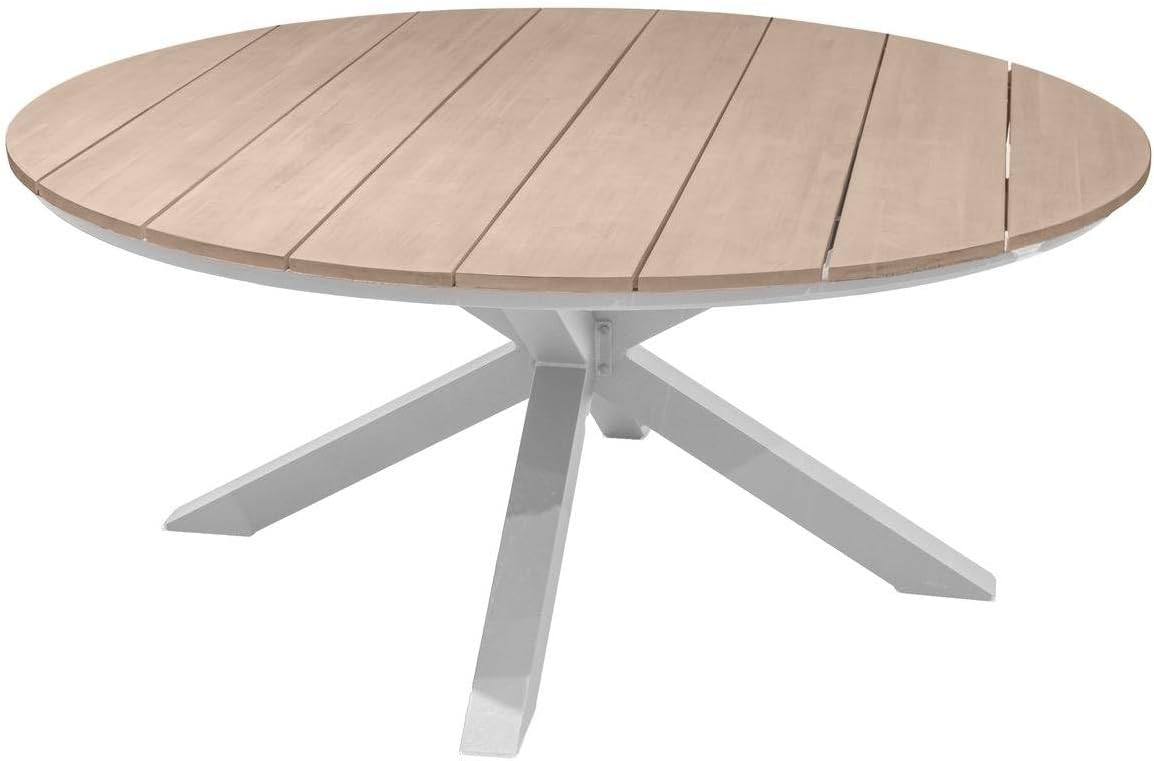 jardinito - Oriengo - diamètre 160 cm - aluminium acacia 8 places
