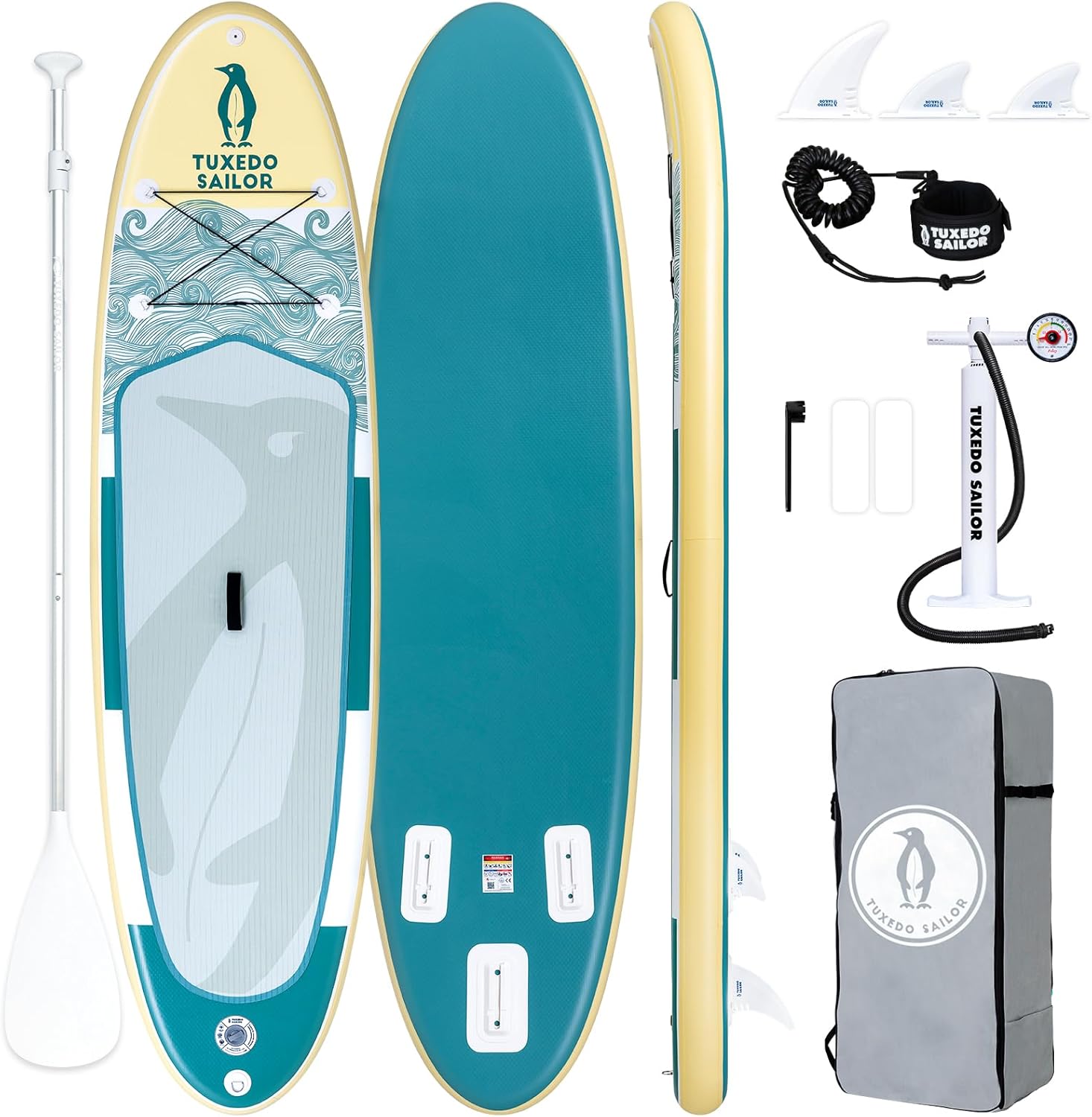 jardinito - Paddle gonflable adulte - planche SUP avec accessoires complets