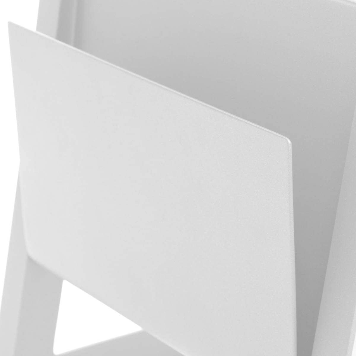 jardinito - table d'appoint Allure - 50x50 cm - acier blanc