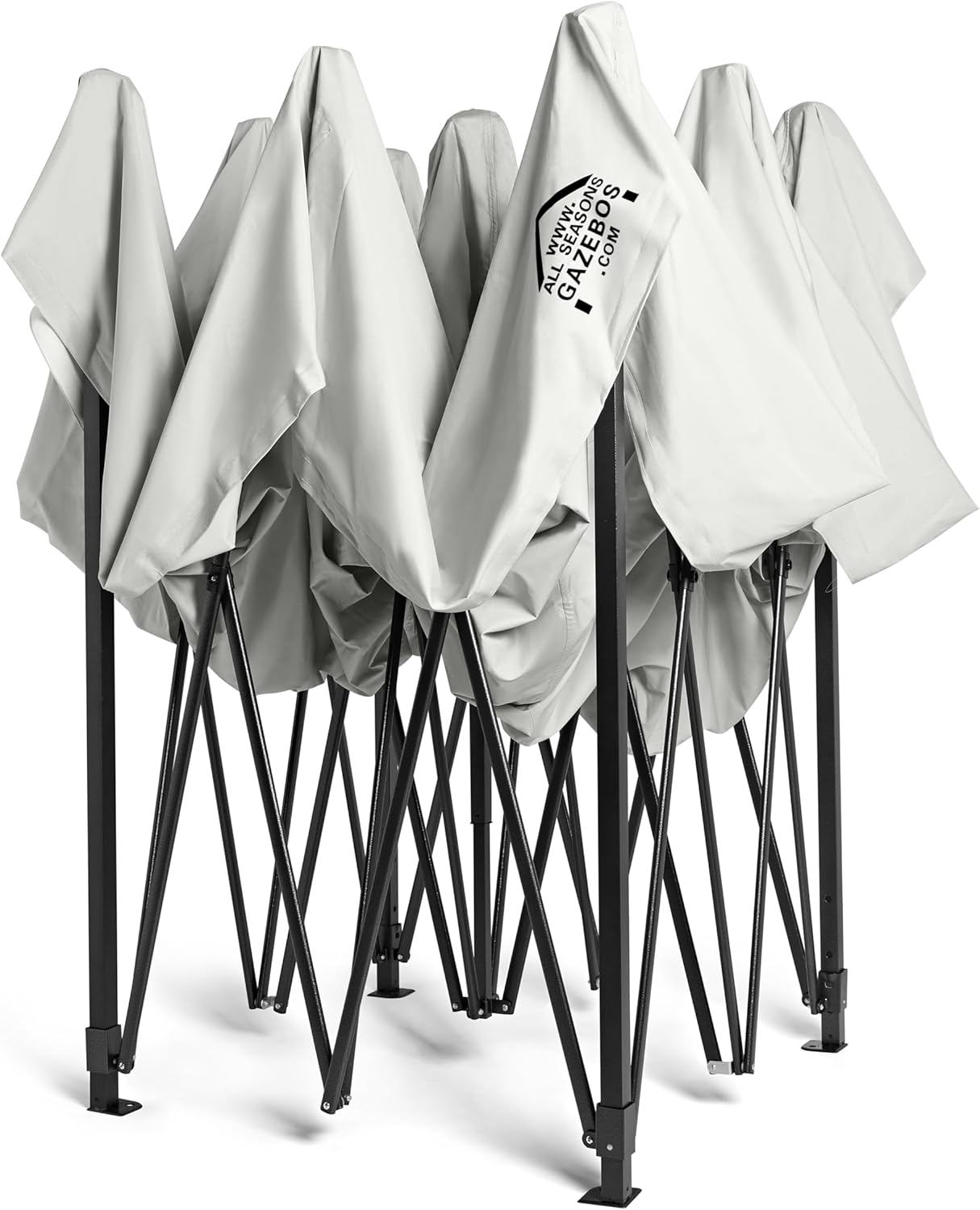 jardinito - Pop-up tonnelle série 3x3m - blanche, 100% imperméable