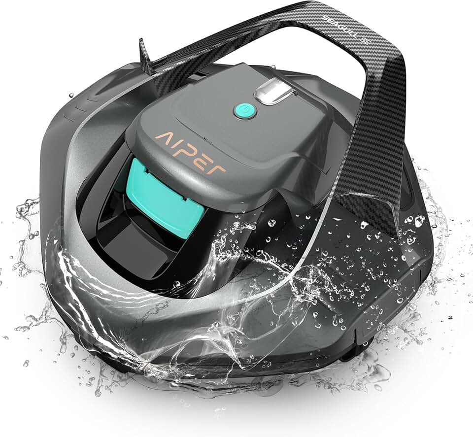 jardinito - Robot piscine sans fil - 80 m² - double moteur, 90 min