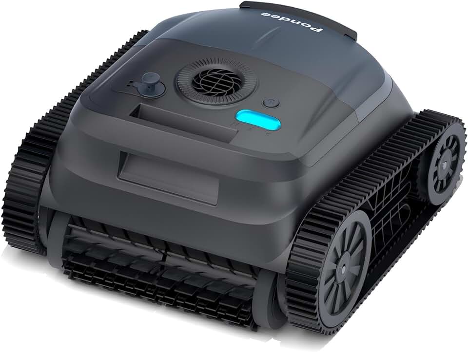 (Upgrade 2026) jardinito X5 Robot de Piscine sans Fil Fond et Parois, Aspirateur 21 m³/h Saugkraft, Navigation Intelligente, 3 Moteurs Brushless, Autonomie 180 Min, Ligne d'eau, Bassins jusqu'à 300m²