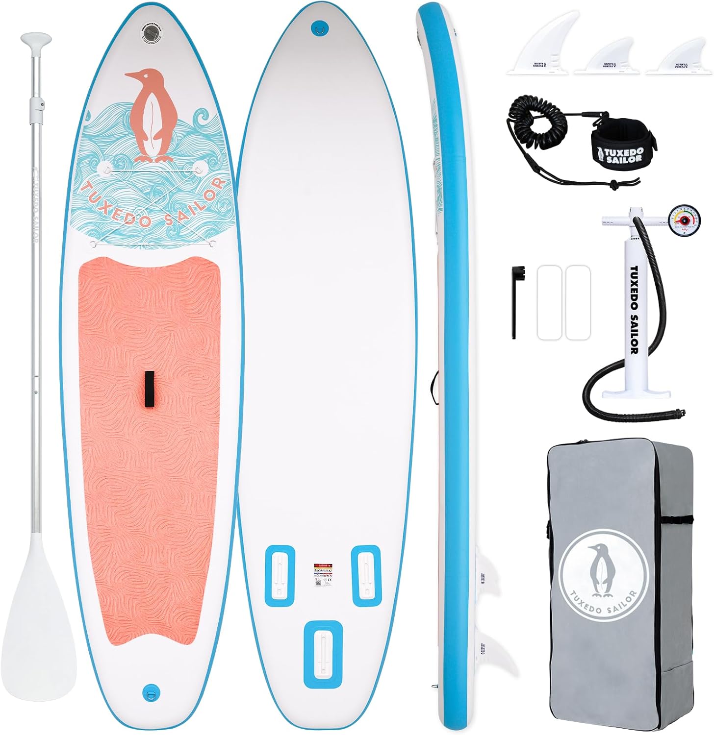 jardinito - SUP gonflable adulte 320cm - stable, kit complet