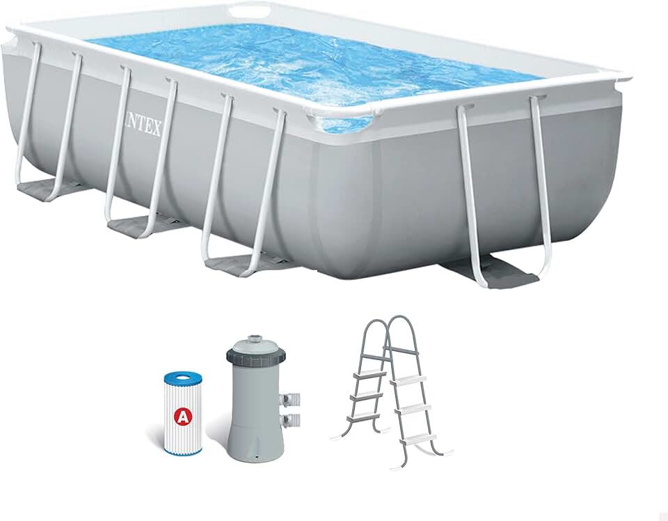 jardinito 3M X 1.75M X 0.8M Prism Frame Rectangular Pool Set