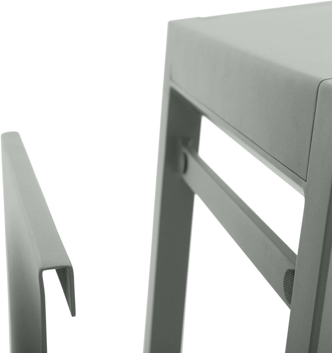 jardinito - Table d'appoint Allure - 55x45x55 cm - Vert Laurier