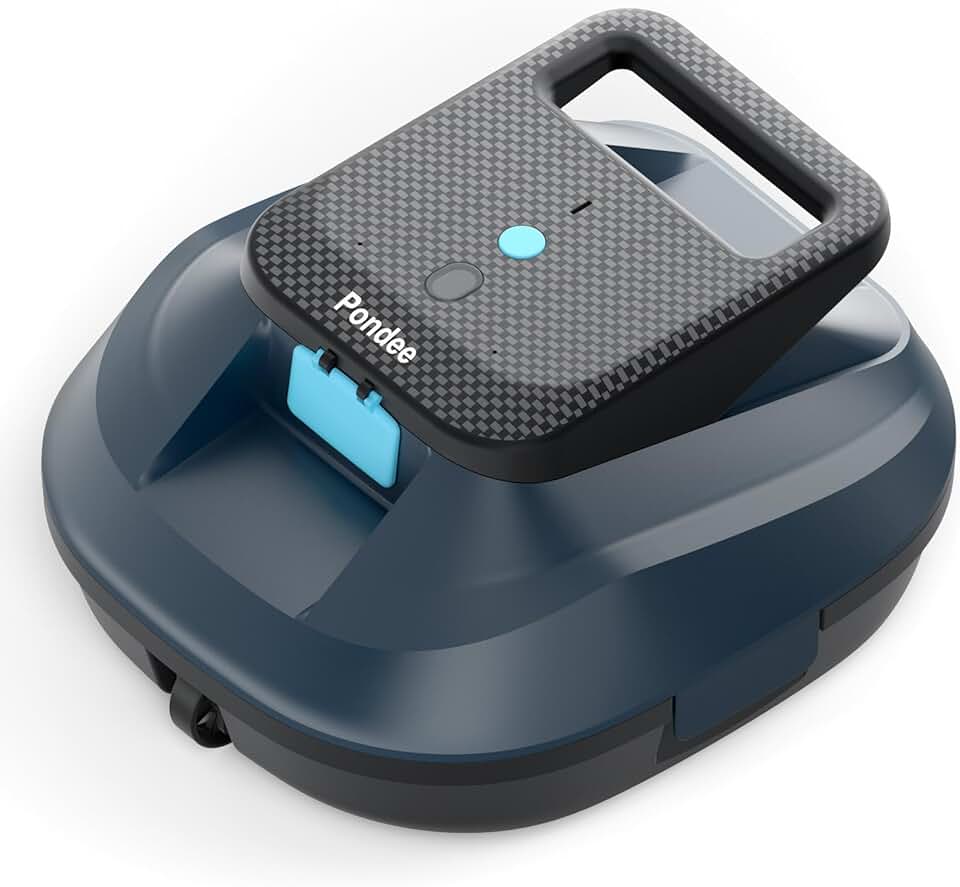 (2026 Nouveau) jardinito X2 Robot Piscine sans Fil avec 200 Min Autonomie, Aspirateur Piscine Hors Sol Stationnement Automatique, Recharge Rapide 3.3 h, pour Piscines Hors-Sol et Enterrées jusqu'à 120 m²