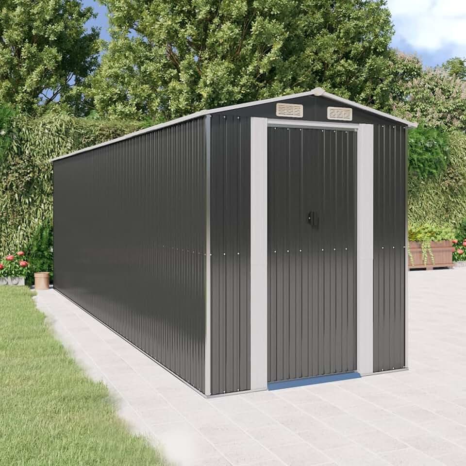 jardinito Grand Abri de Jardin en Acier Galvanisé - Stockage Extérieur Spacieux et Pratique