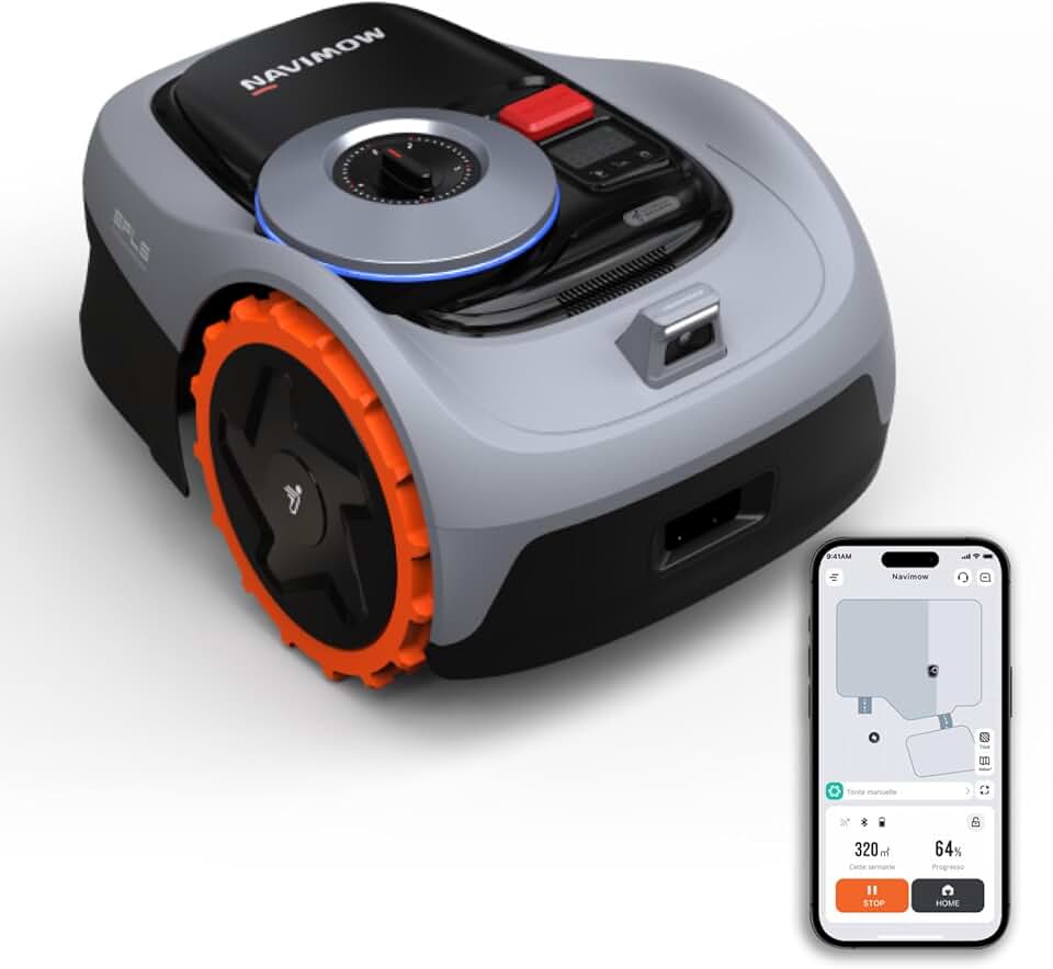 Segway - jardinito i105E - 500/600m² - tondeuse robot, RTK+Vision, multizone, IA, limite virtuelle, i105E