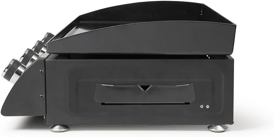 Plancha gaz 4 feux 10 kW, métal, grande surface de cuisson, DOC297