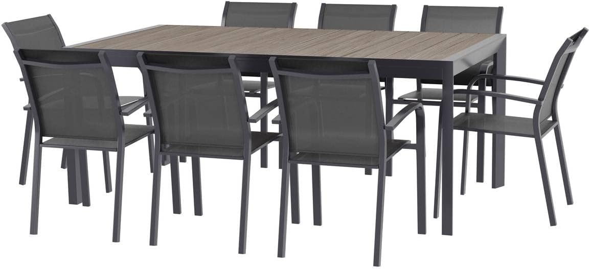 jardinito - Evasion - 10 places - table aluminium extensible extérieur