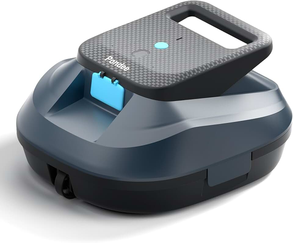 (2026 Nouveau) jardinito X2 Robot Piscine sans Fil avec 200 Min Autonomie, Aspirateur Piscine Hors Sol Stationnement Automatique, Recharge Rapide 3.3 h, pour Piscines Hors-Sol et Enterrées jusqu'à 120 m²