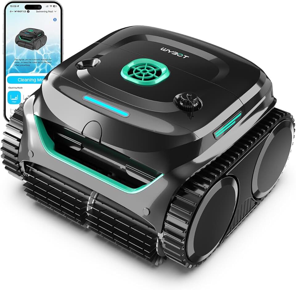 jardinito - C2 série - pour piscines 150㎡ - filtration double, nettoyage fond/parois, autonomie 180 min - C2