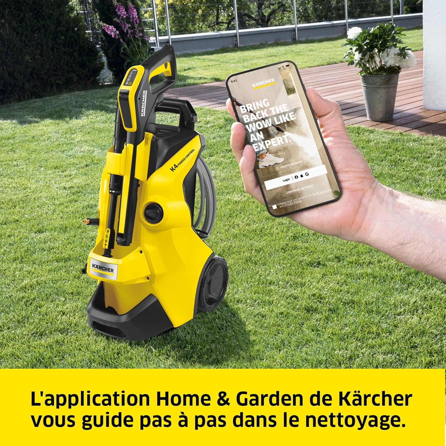 jardinito - K 4 Power Control - 59 x 39.7 x 30.5 cm - 130 bar, 420 l/h, 11,5 kg, Home Kit