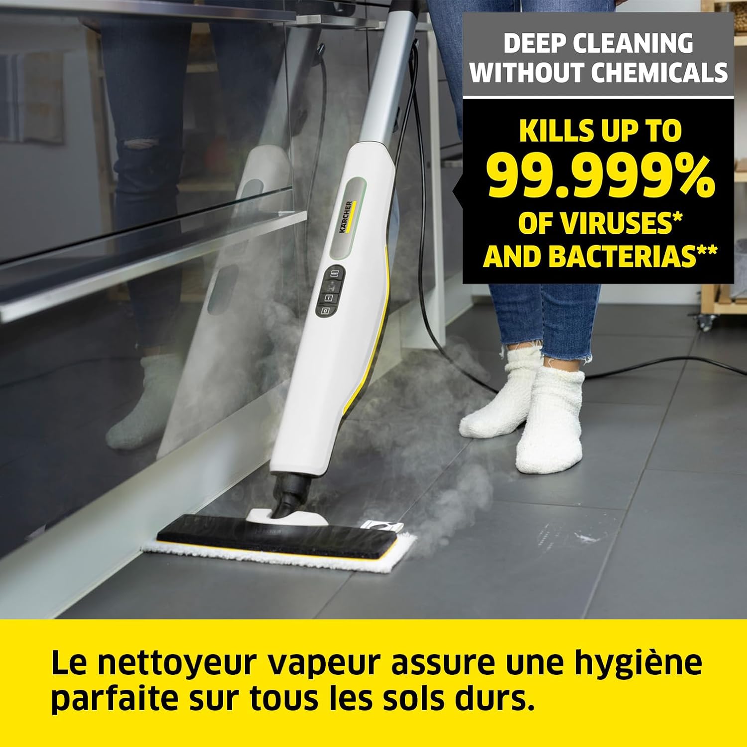 jardinito - SC 3 Upright EasyFix - 0,5L - 1 600W - 60m² - vapeur rapide