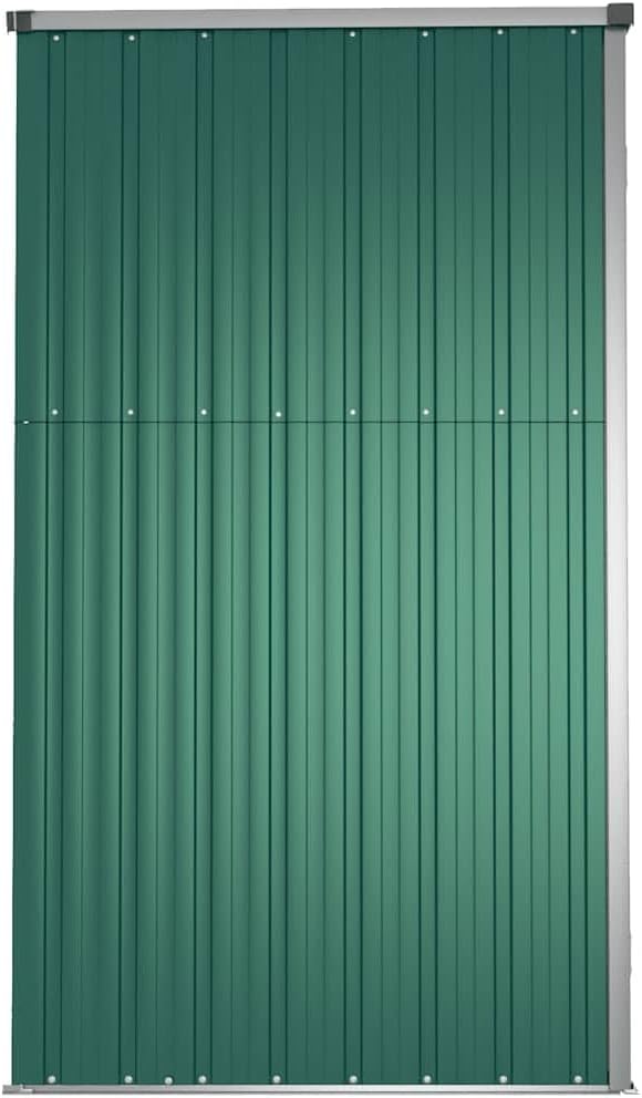 jardinito Abri à Outils de Jardin Vert 161x89x161 cm Acier galvanisé, Maison & Jardin, Pelouses & Jardins, Vie en extérieur, Structures extérieures, Cabanes & abris de Jardin, Vert, (Poids 29.62KG)