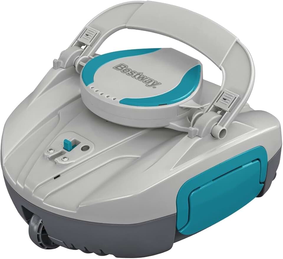 jardinito - AquaTronix Robot piscine automatique - 27x24,4x15,5 cm - Gris/Vert G100-27
