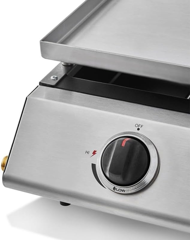 COOKING BOX - Cadix 3 feux - 62x37,5 cm - 3 brûleurs, tiroir graisse, inox