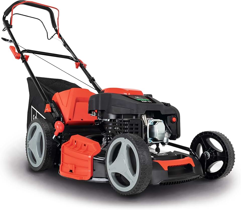 jardinito - Tondeuse thermique autotractée - 53cm - 6CV, mulching, 65L, réglage hauteur, MS225-53