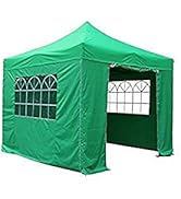 AllSeasonsGazebos 3x3m Robuste, entièrement imperméable Tonnelle Premium et 4 Panneaux latéraux (...