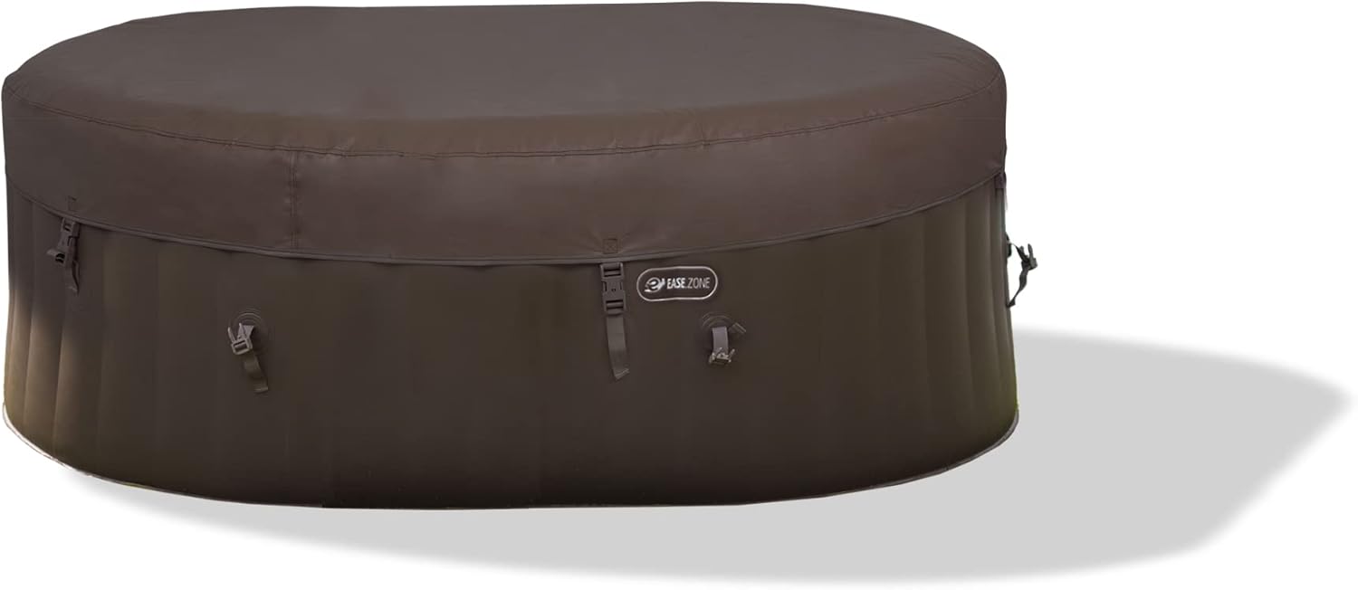 jardinito - Bain à remous Ovale - 190x120x65 cm - Pompe 30 W, 550 L