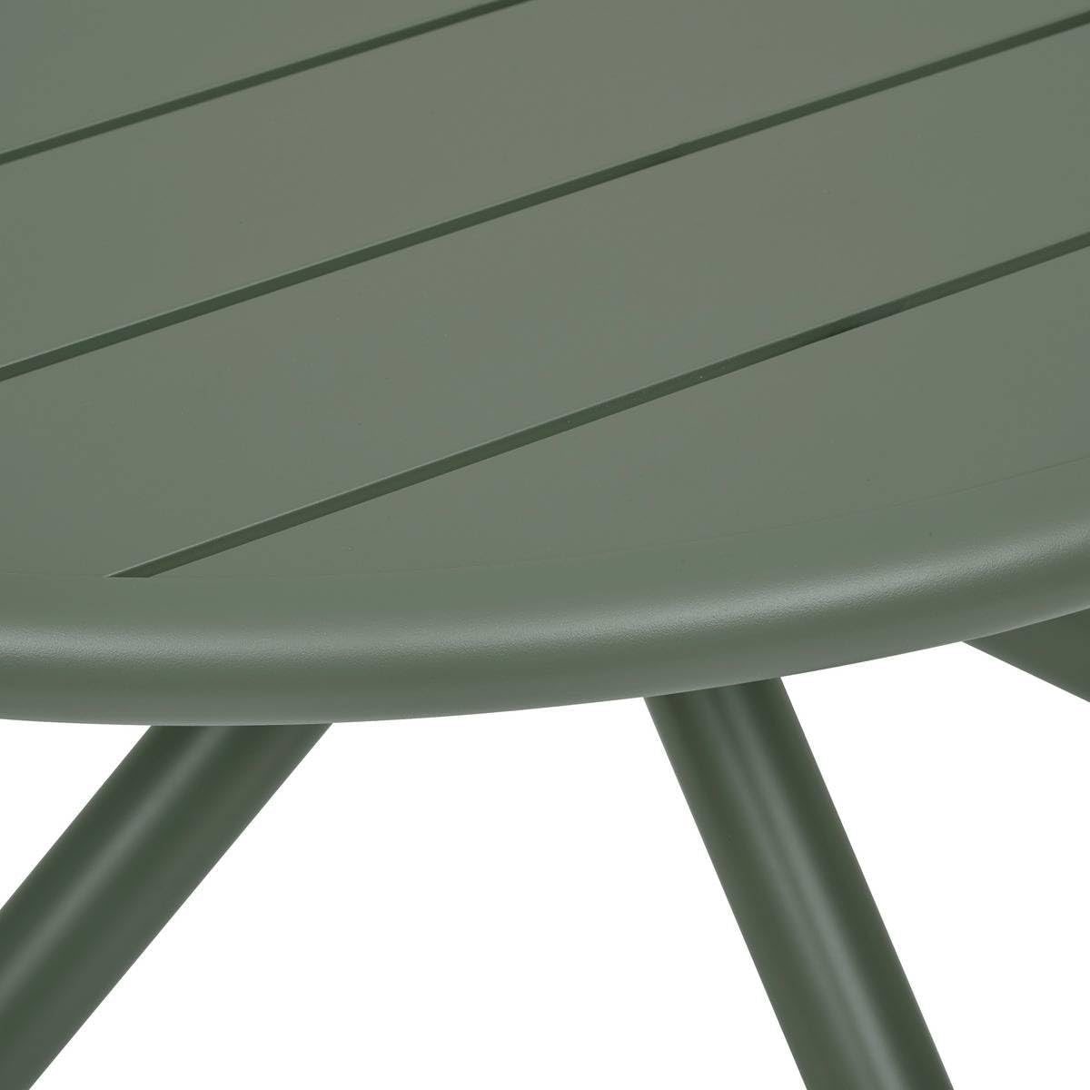 jardinito - Nebullia Table Jardin 4 places 105cm Vert Laurier