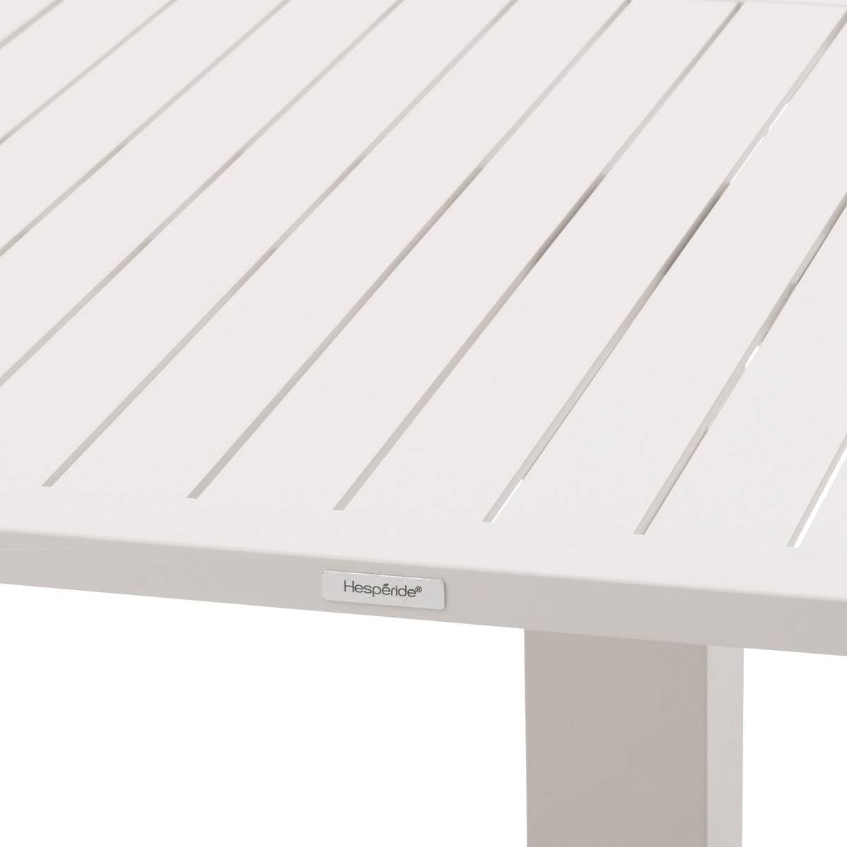 jardinito - Salimia - table relevable carrée aluminium 110x110cm