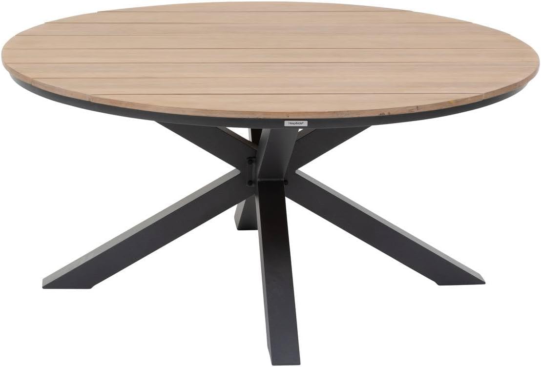 jardinito - Oriengo - 4 places, ronde, aluminium epoxy/acacia