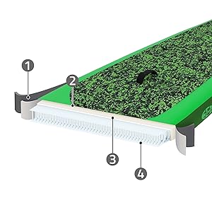jardinito planche de stand up vert paddling makani 320x80x15 cm SUP gonflable paddle board de surf