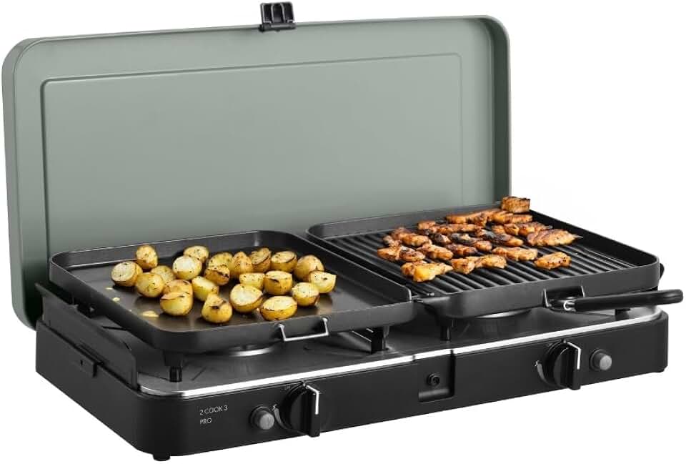 jardinito - 2-Cook 3 Pro Deluxe - grille barbecue portable 30mbar - sac inclus