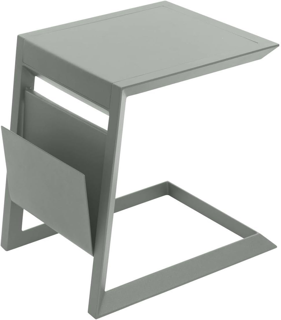 jardinito - Table d'appoint Allure - 55x45x55 cm - Vert Laurier