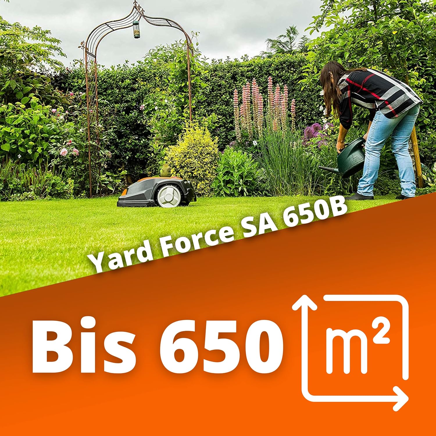jardinito - SA650B Série - 650m² - Capteurs obstacles et soulèvement